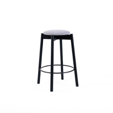 เก้าอี้บาร์ PODIUM LITE รุ่น PLUS MID STOOL สี BLACK (ถอดประกอบได้)